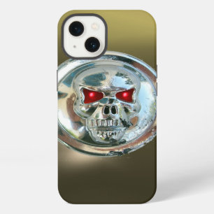 SKULL RIDERS GEM grey black iPhone Case