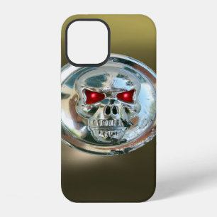 SKULL RIDERS GEM grey black iPhone Case