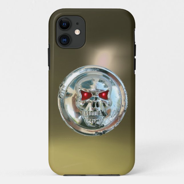 SKULL RIDERS grey Case-Mate iPhone Case (Back)