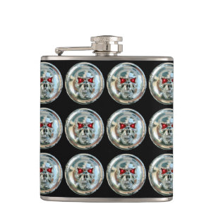 SKULL RIDERS HIP FLASK