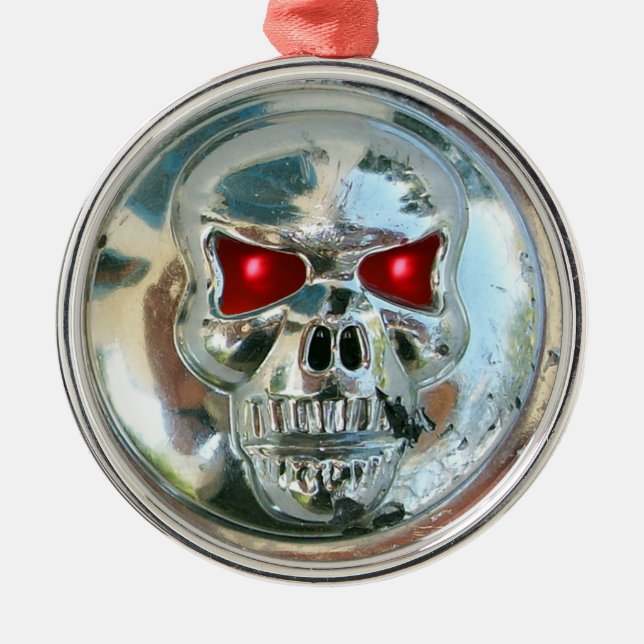 SKULL RIDERS METAL ORNAMENT (Front)