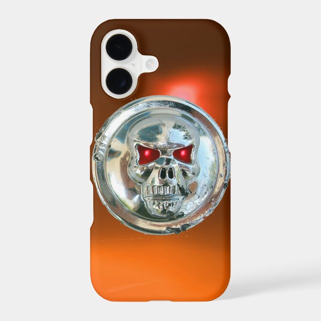 SKULL RIDERS MONOGRAM orange (Back)