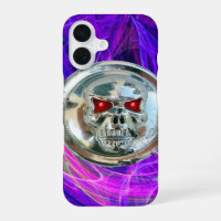 SKULL RIDERS Pink Blue Purple Fractal Swirls