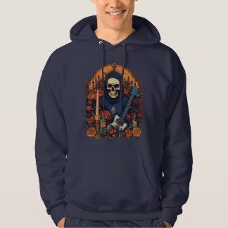 Skull Rock Emblem Hoodie