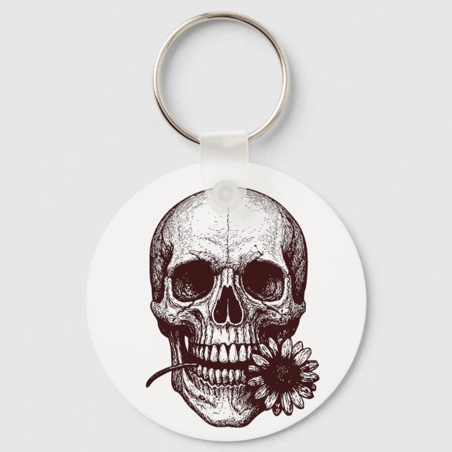skull romance key ring (Front)