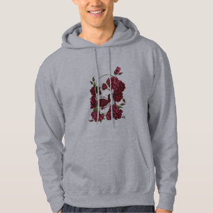 Skull & rose hoodie