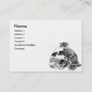 Skull & Roses Business cards