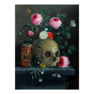 Skull & Roses Poster
