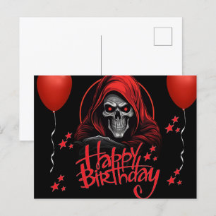 Skull rouge postcard