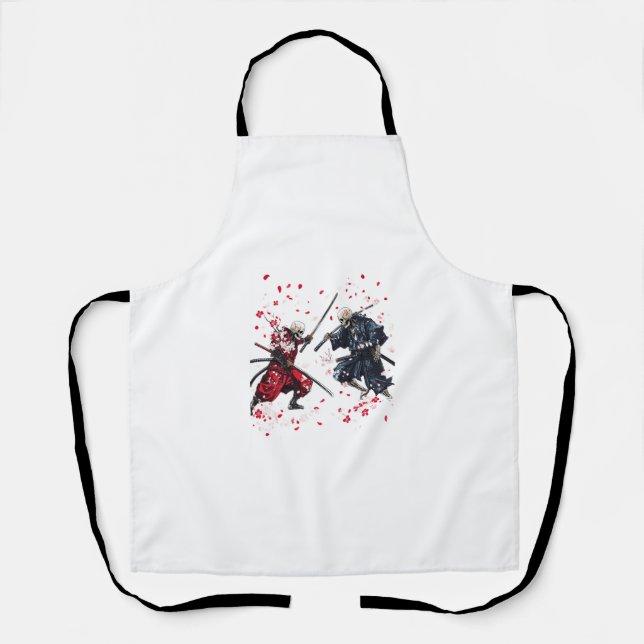 Skull Samurai Duel Apron (Front)