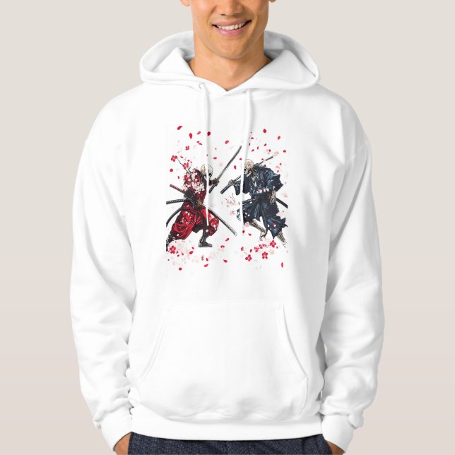 Skull Samurai Duel Hoodie (Front)