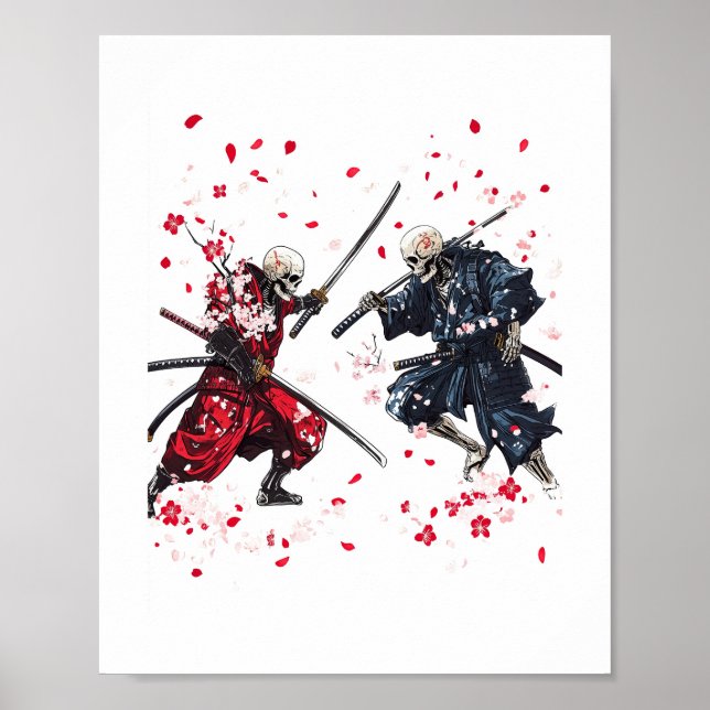 Skull Samurai Duel Poster (Front)