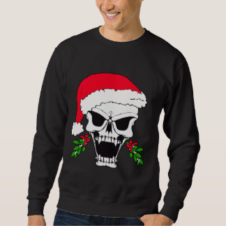 Skull santa sweatshirt