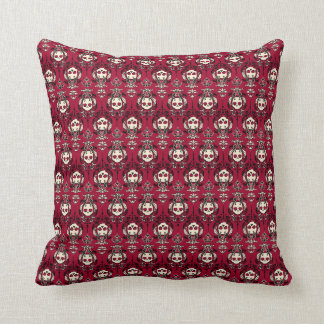 Skull-Scapes Damask Pillow
