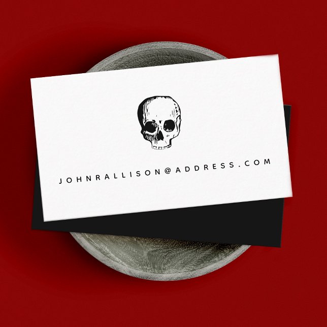 Skull Scary Calling Card (Creator Uploaded)