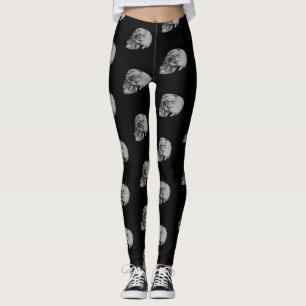 Skull Session for Halloween Leggings