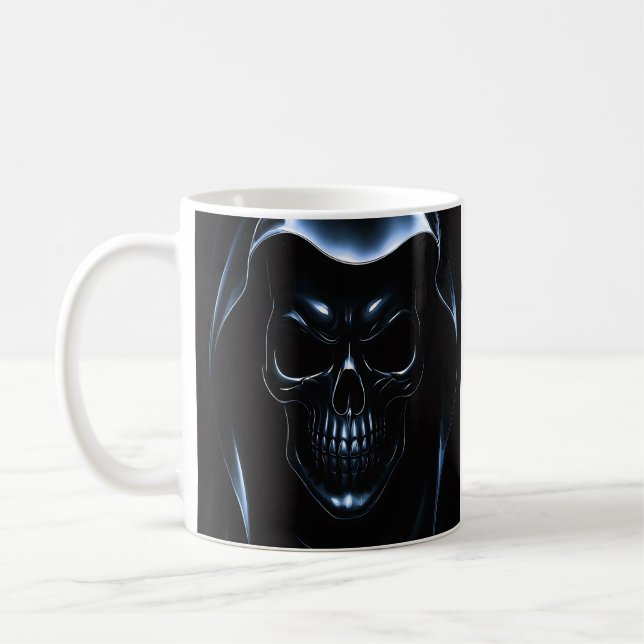 Skull Shadow Coffee Mug (Left)
