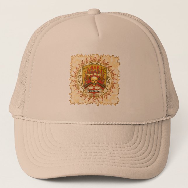 Skull Shield Firefighter hats (Front)