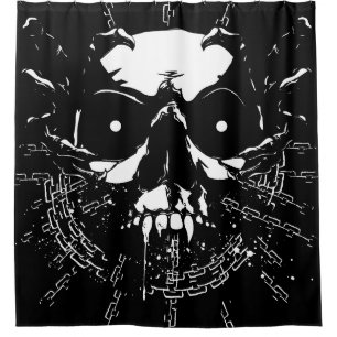 Skull Shower Curtain