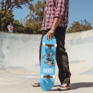 Skull Skate Rider  Skateboard