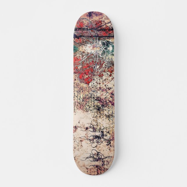 skull skateboard deck (Front)