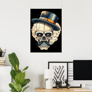 Skull Skeleton Poster Wall Decor