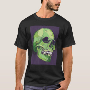 Skull Skeleton Realistic Skull Vintage Lovers Arti T-Shirt