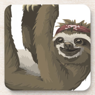 skull sloth coaster