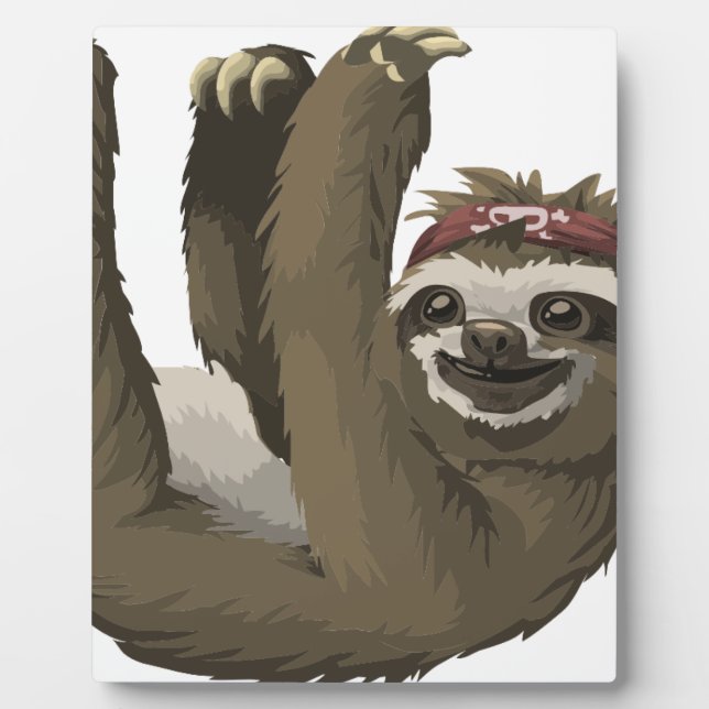 skull sloth plaque (Front)