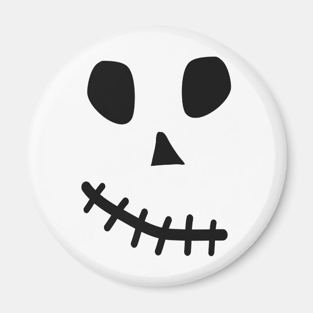 skull smile magnet (Front)