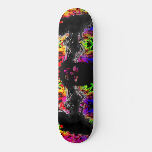 skull smoke skateboard (Front)