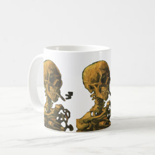 Skull Smoking Cigarette Coffee Mug