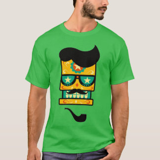 Skull Smoking Pipe Classic TShirt