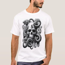 skull snake  design