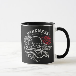 Skull Snake Rose  Mug