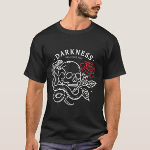 Skull Snake Rose T-Shirt