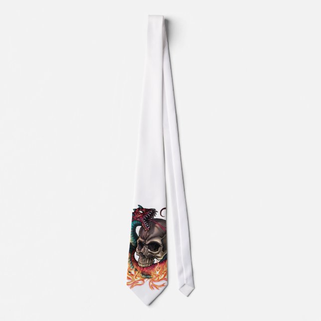 Skull + Snake Tie (Front)