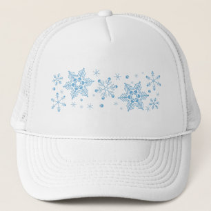 Skull Snowflakes Trucker Hat