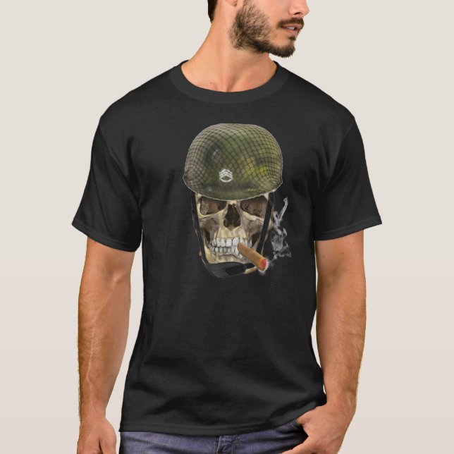 skull soldier t-shirt (Front)