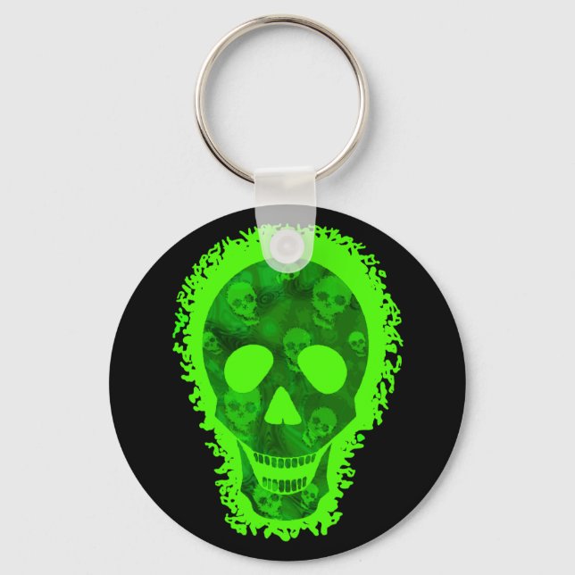 Skull Spectres Big Skull keychain (Front)