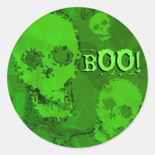 Skull Spectres 'BOO!' sticker
