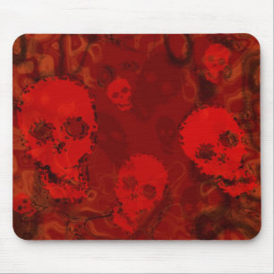 Skull Spectres Red mousepad