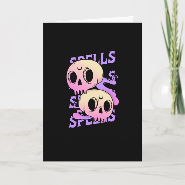 Skull Spell!! Card (Front)