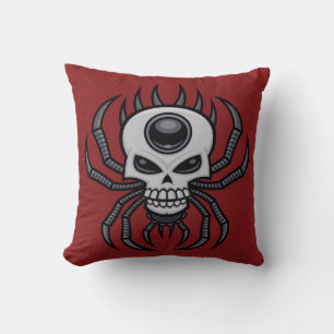 Skull Spider Cushion