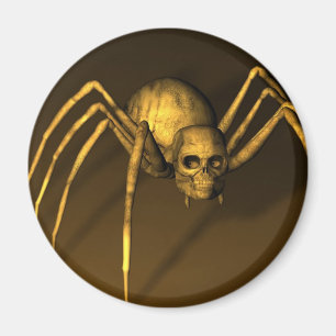 Skull Spider Magnet