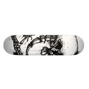 Skull Spine and Hand Skate Board