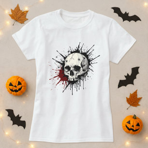 Skull Splash Halloween T-Shirt