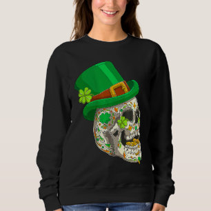 Skull St Patricks Day Irish  Saint Patricks Day of Sweatshirt
