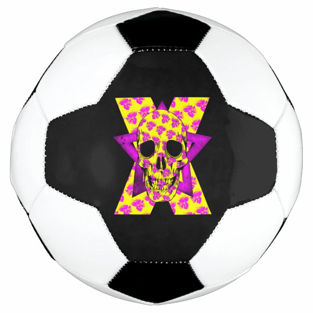 Skull Star Soccer Ball (Front)