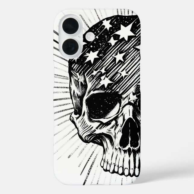 Skull & Stars II Case-Mate iPhone Case (Back)